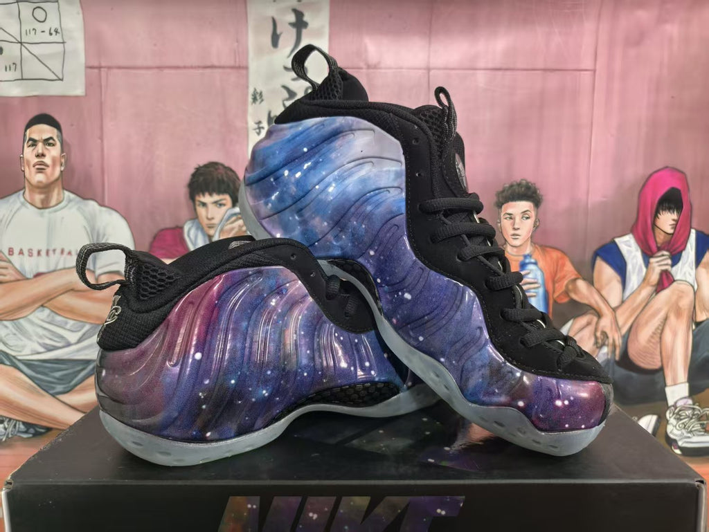 Nike Air Foamposite One Galaxy Basketball Sneakers
