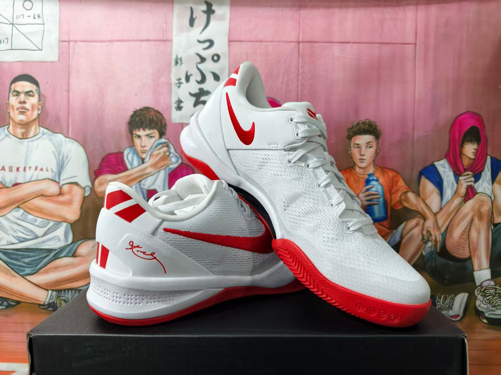 Nike Basketball Shoes White and Red