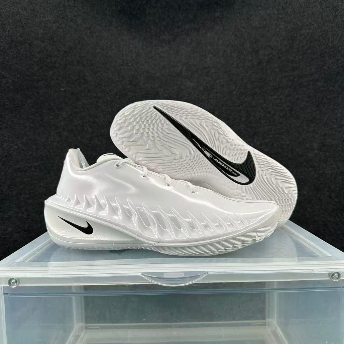 Nike ZoomX Air Zoom GT Cut 3 White Black Basketball Shoes