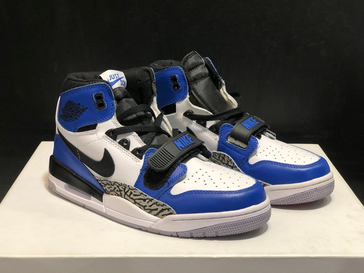 Don C x Air Jordan Legacy 312 White Blue AQ4160-104 Sneakers