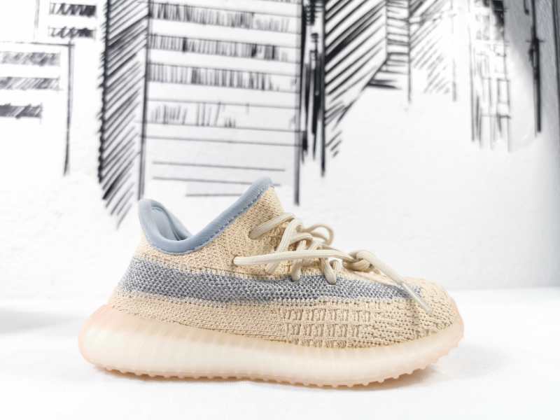 Yeezy 350 V2 Kids Sneakers Linen Yellow