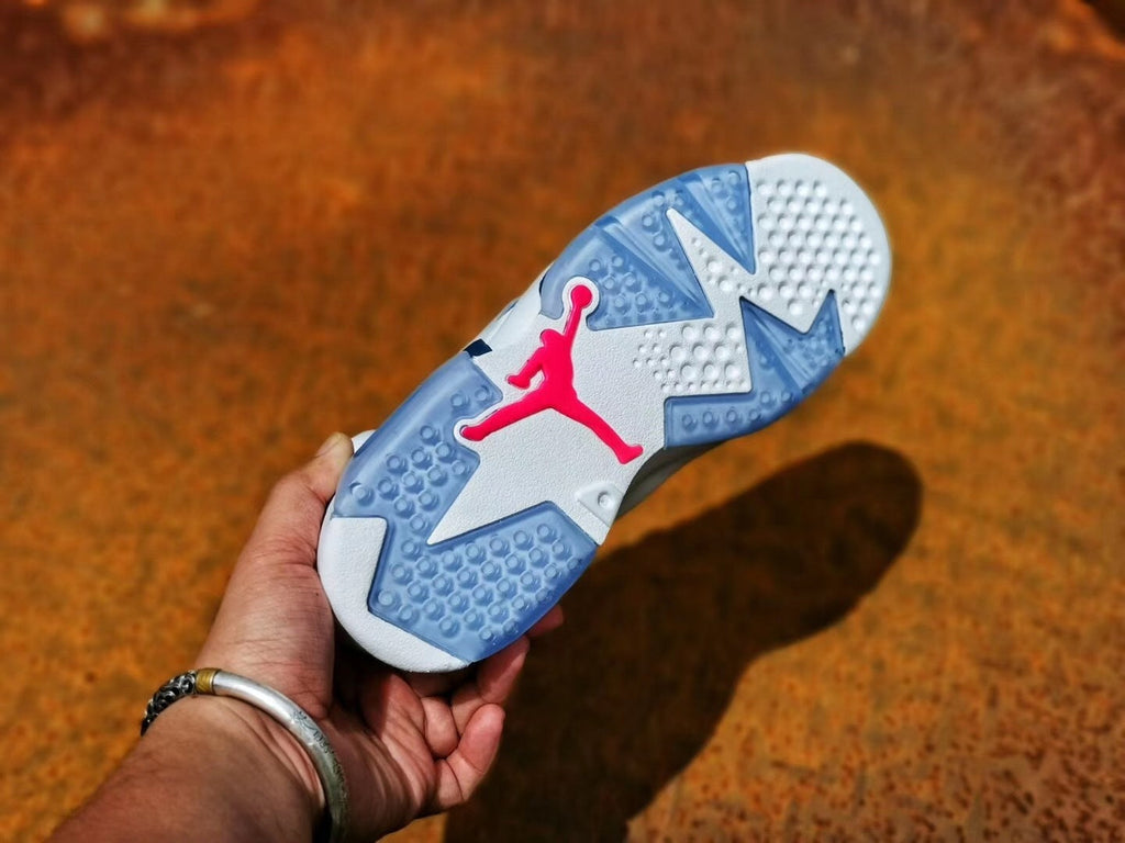 Jordan Air Jordan 6 Multicolor White Blue Pink Sneakers