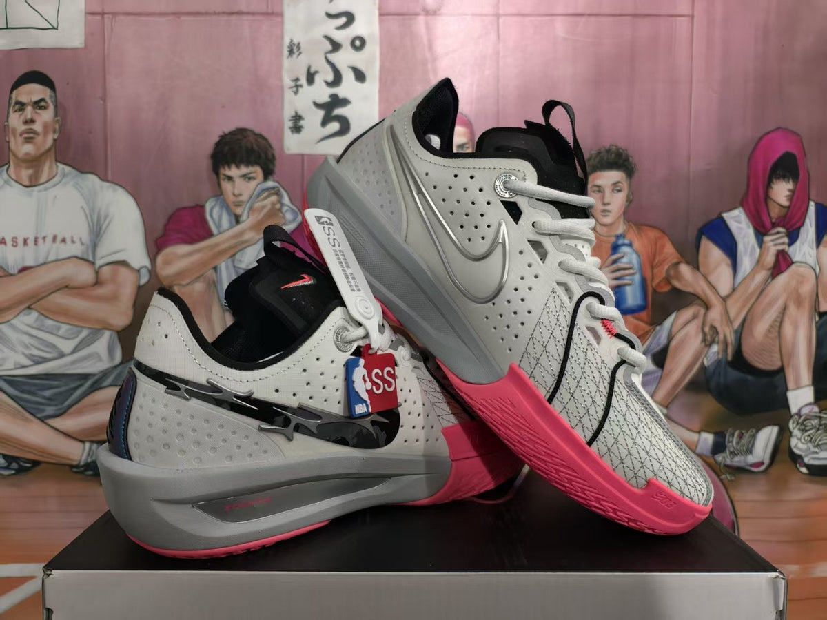 Nike LeBron XX Low Basketball Shoes Grey Pink