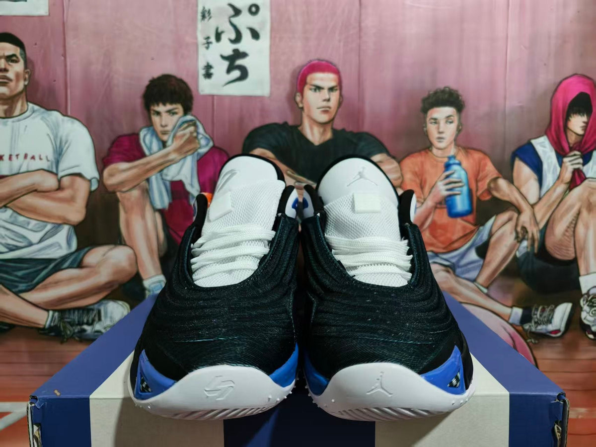 Jordan Luka 1 Black White Blue Basketball Shoes