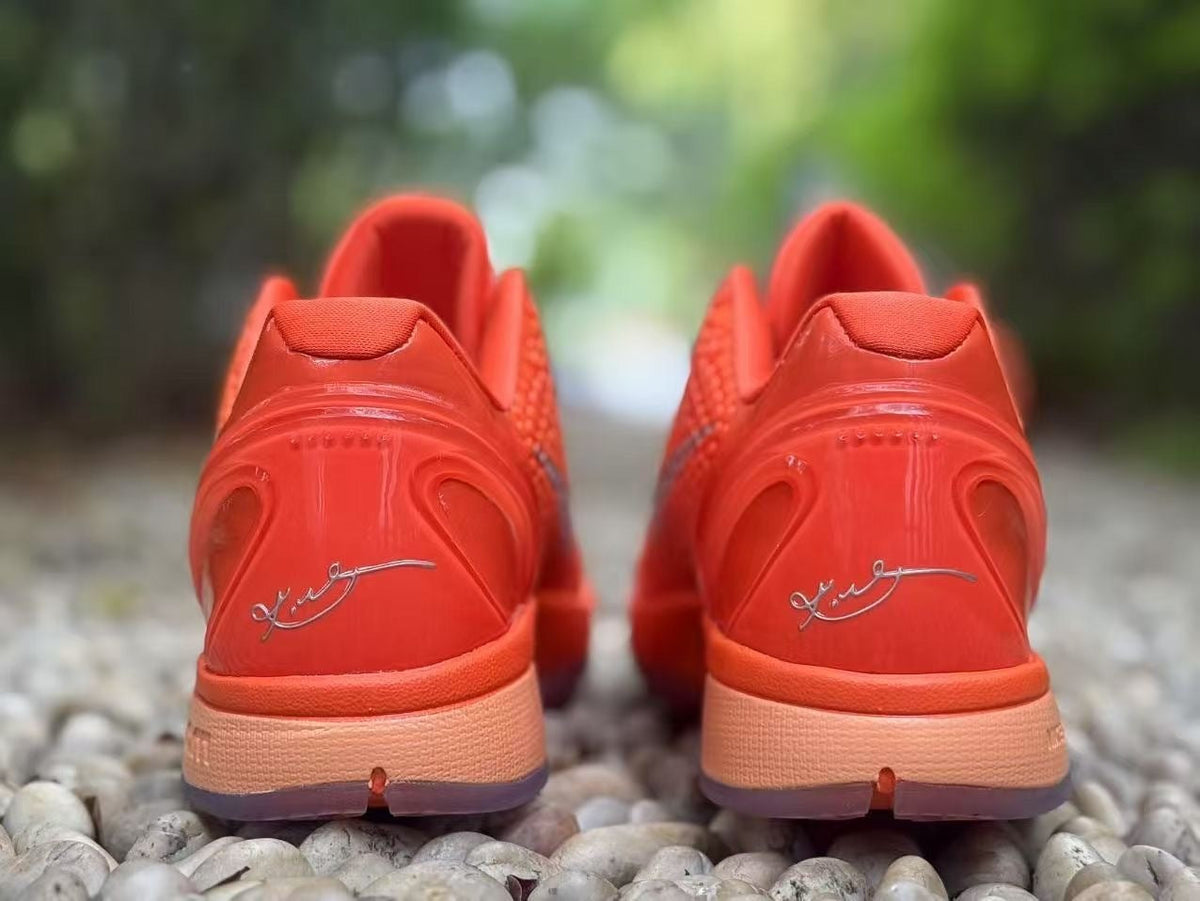 Nike Kobe 6 Basketball Sneakers Violent Orange