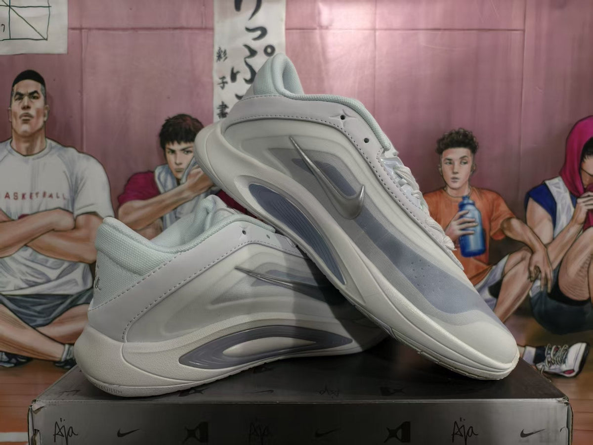Nike A'ja Basketball Sneakers White/Silver