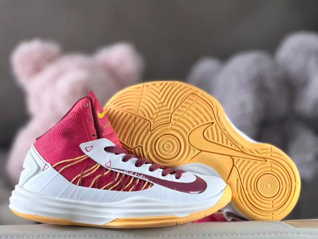 Nike Hyperdunk 2012 Kids Basketball Shoes Red White Yellow