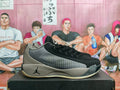 Jordan Basketball Sneakers Black and Grey