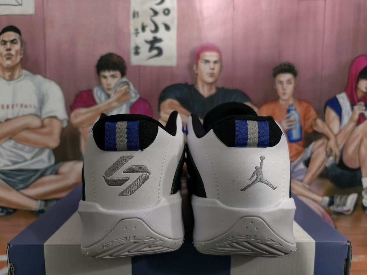 Jordan Luka 4 Basketball Shoes Black Blue White