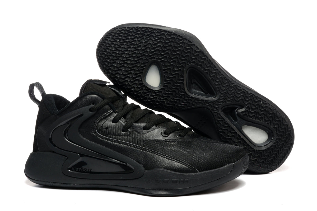 Nike 911 Basketball Sneakers in Black, White, Blue and Red