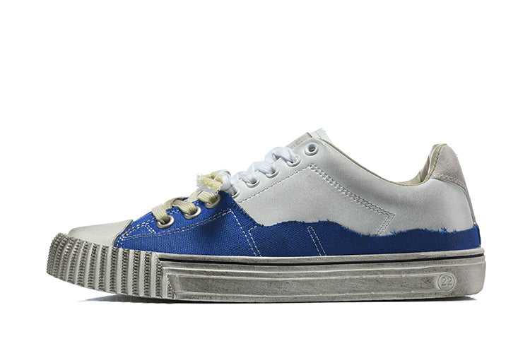 Maison Margiela Replica Low-Top Sneakers in Blue and Grey