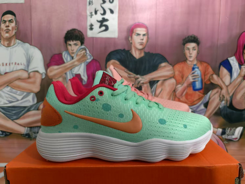 Nike Color-Blocked Sneakers in Pink and Mint