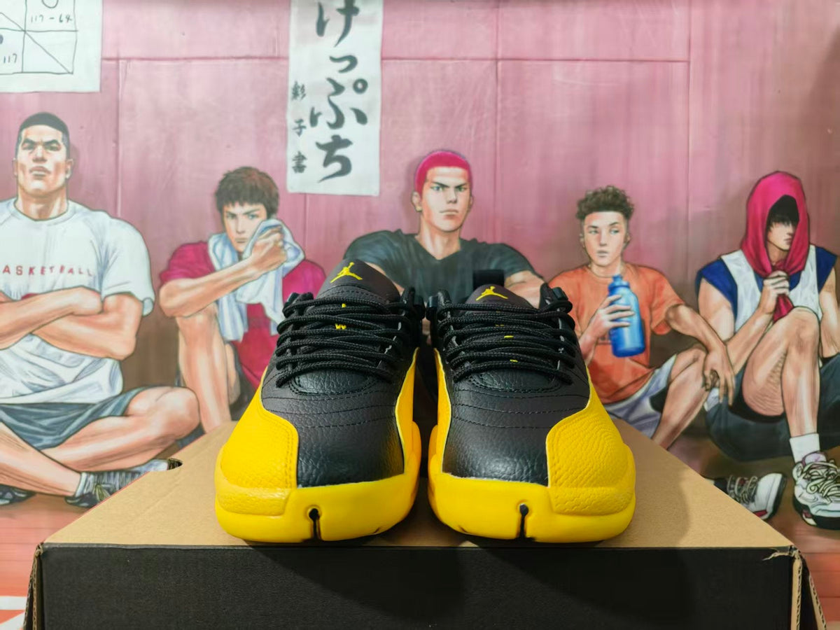 Jordan Jumpman Team 1 Black and Yellow Sneakers