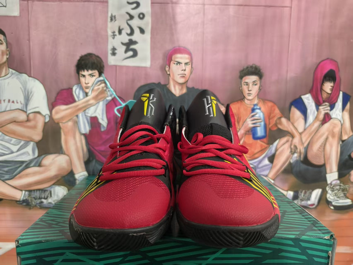 Nike Basketball Sneakers Red Black Yellow