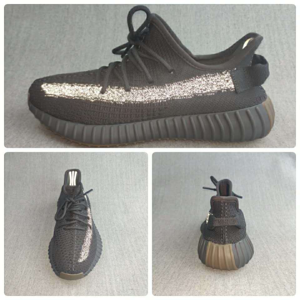 Yeezy 350 V2 Reflective Black Sneakers