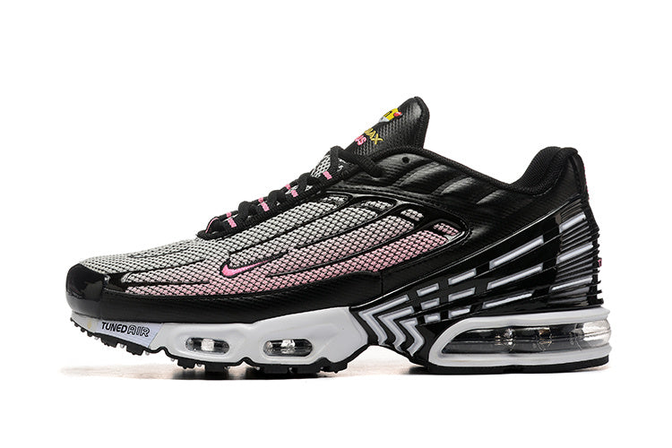 Nike Air Max Plus Black Pink and White Sneakers