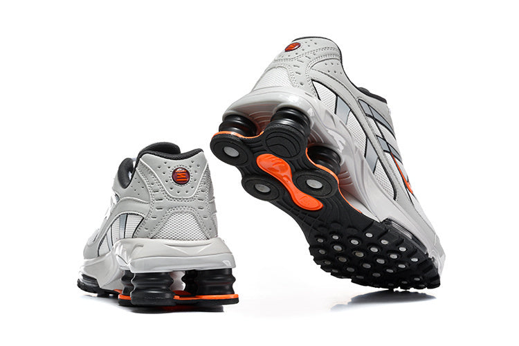 Nike Shox Ride 2 Sneakers in Grey, White and Orange