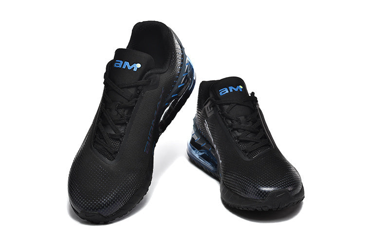 Nike Air Max 270 Black and Blue Sneakers
