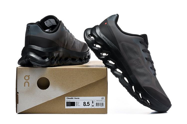 On Cloudtilt Remix Sneakers in Charcoal Black