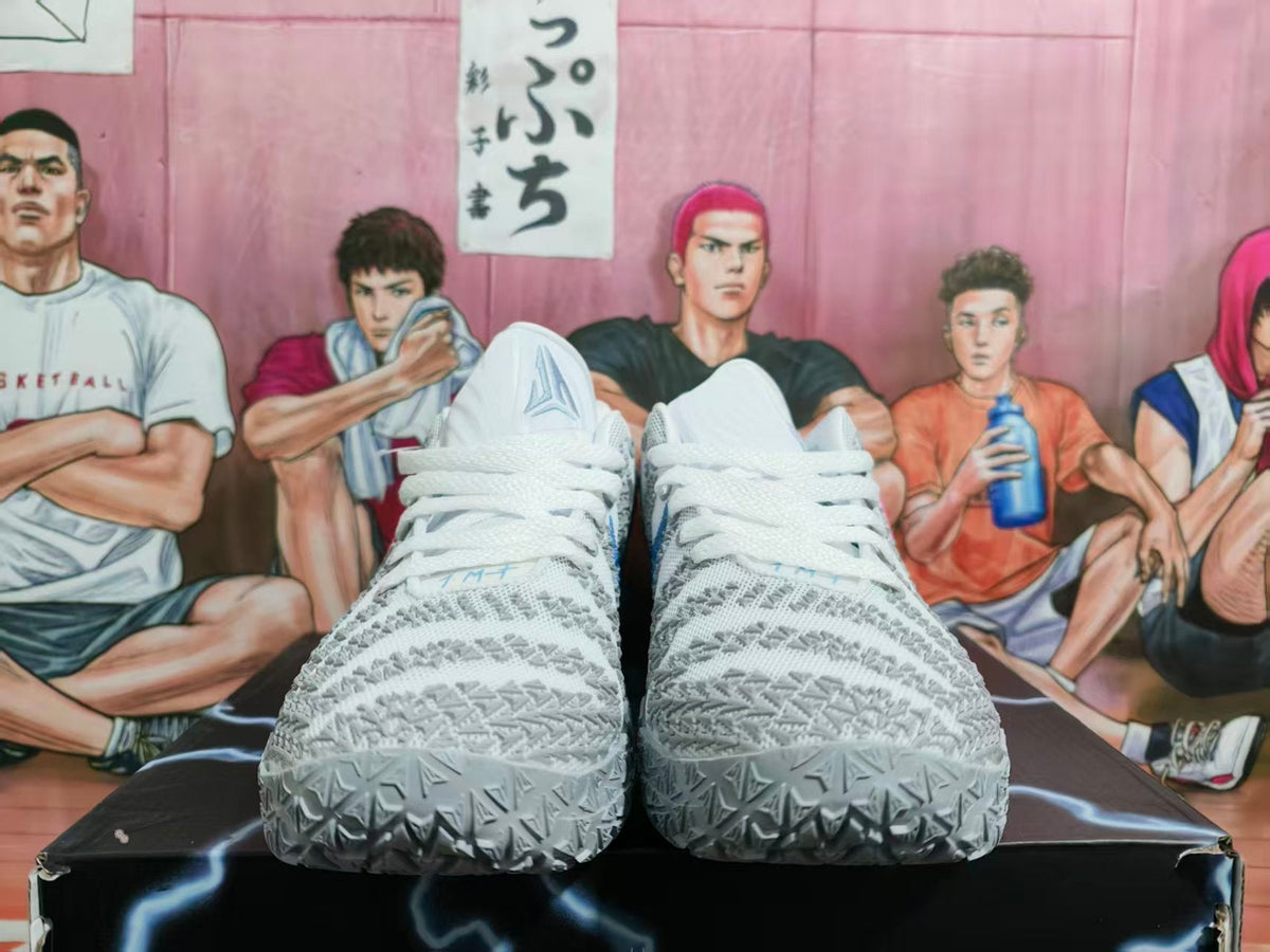 Nike LeBron 18 Low White and Gray Basketball Shoes