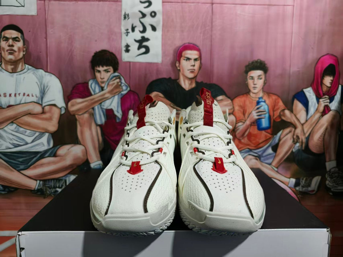Nike Basketball Sneakers White Black Red Rabbit Year