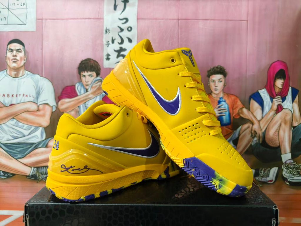 Nike Kobe Basketball Shoes, Lakers Yellow and Purple