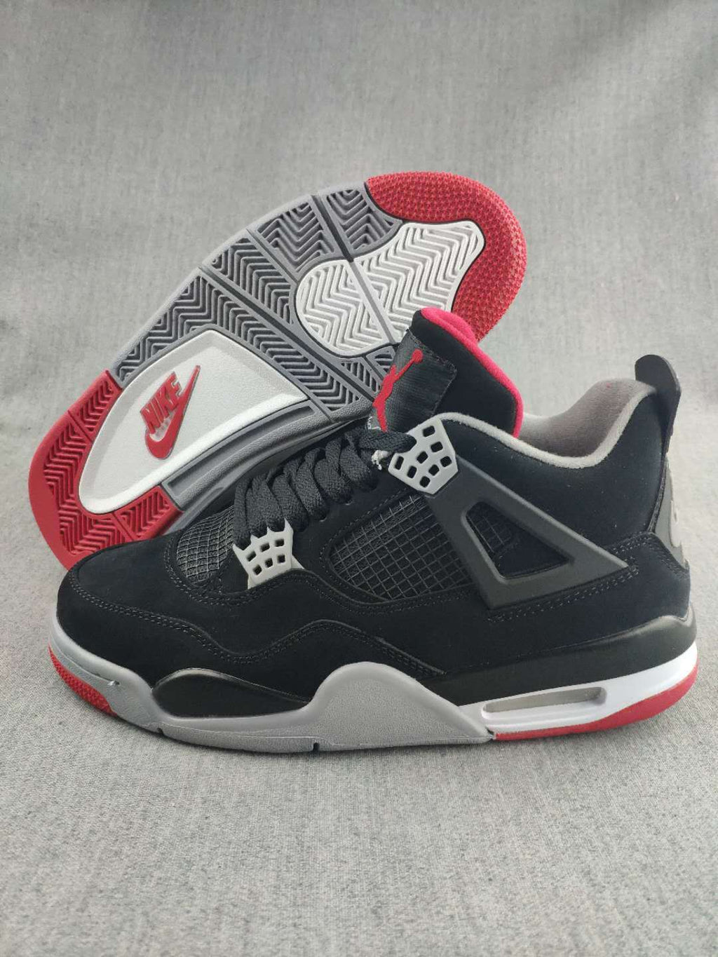 Jordan Air Jordan 4 Men’s Sneakers Black White Red