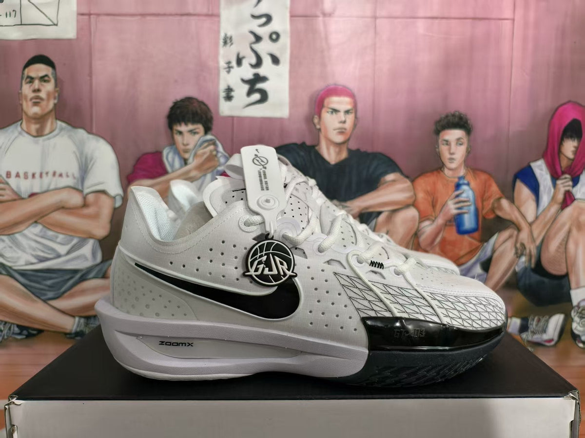 Nike White Black Basketball Sneakers
