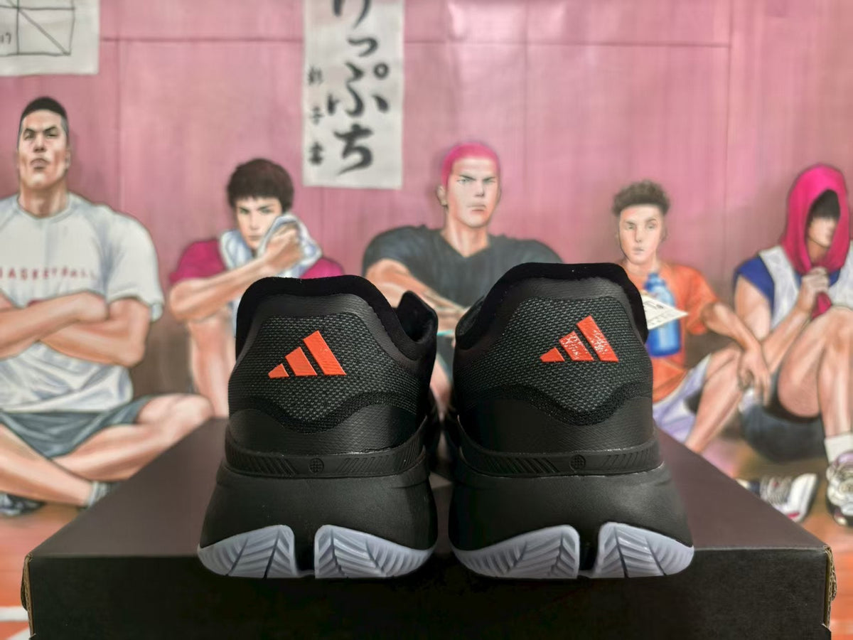 Adidas Black and White Basketball Shoes