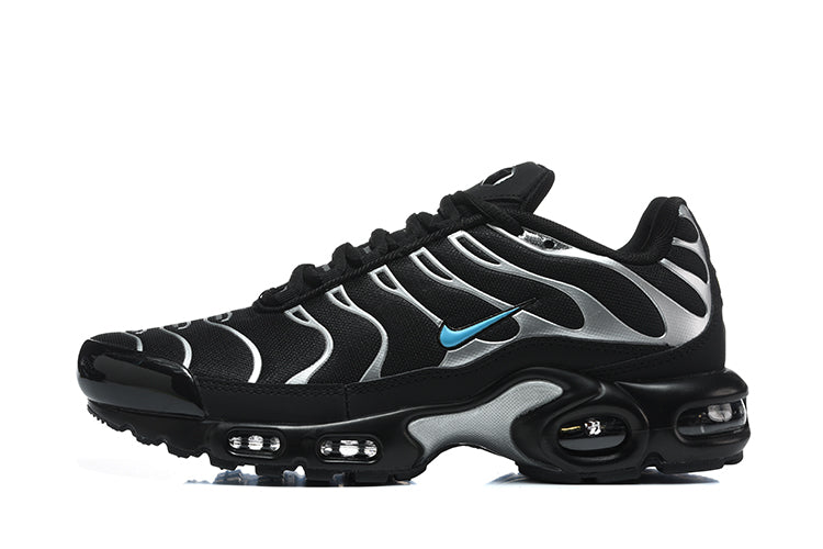 Nike Air Max Plus Black and Silver Sneakers