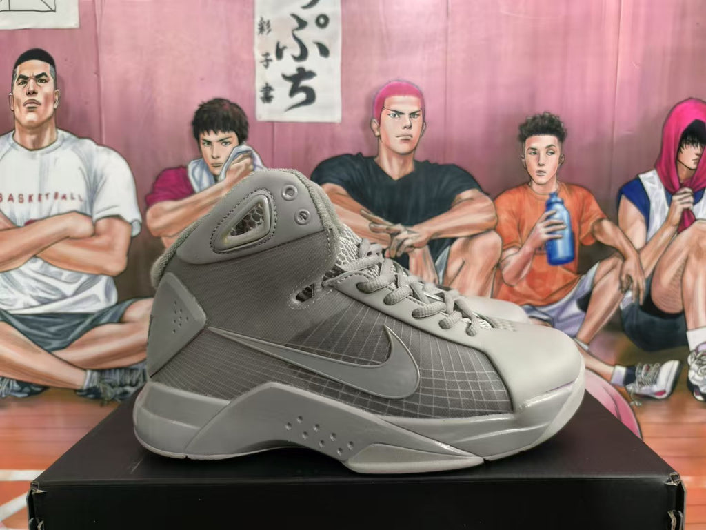 Nike Basketball Sneakers Gray High-Top