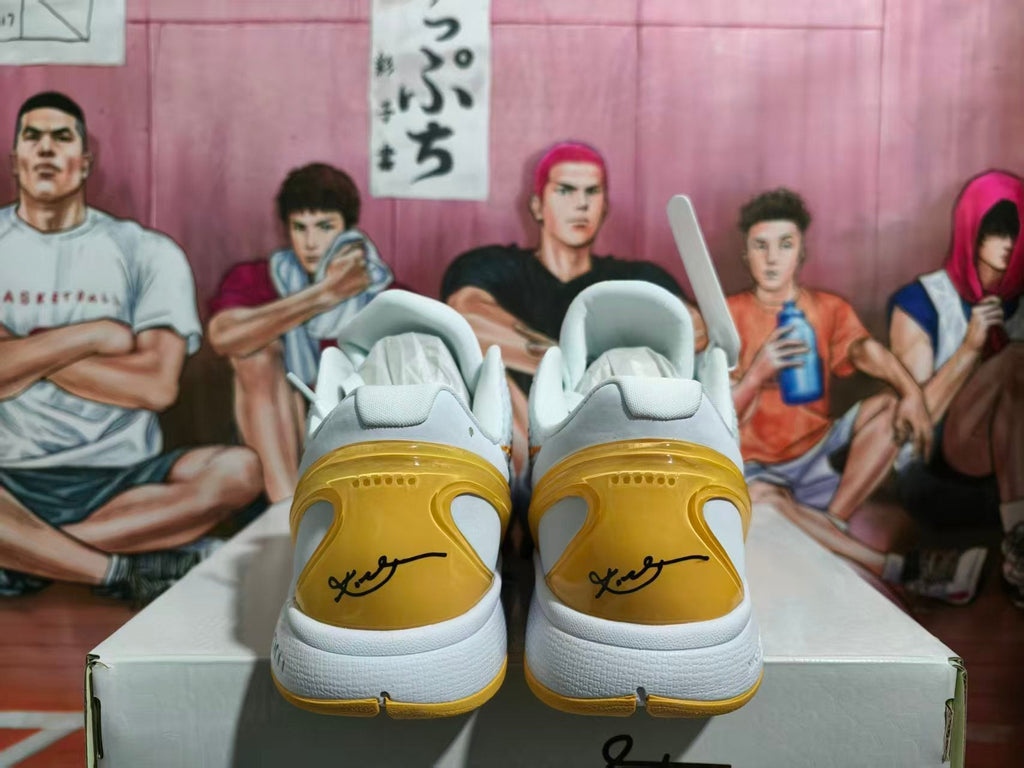 Nike Basketball Sneakers White and Gold