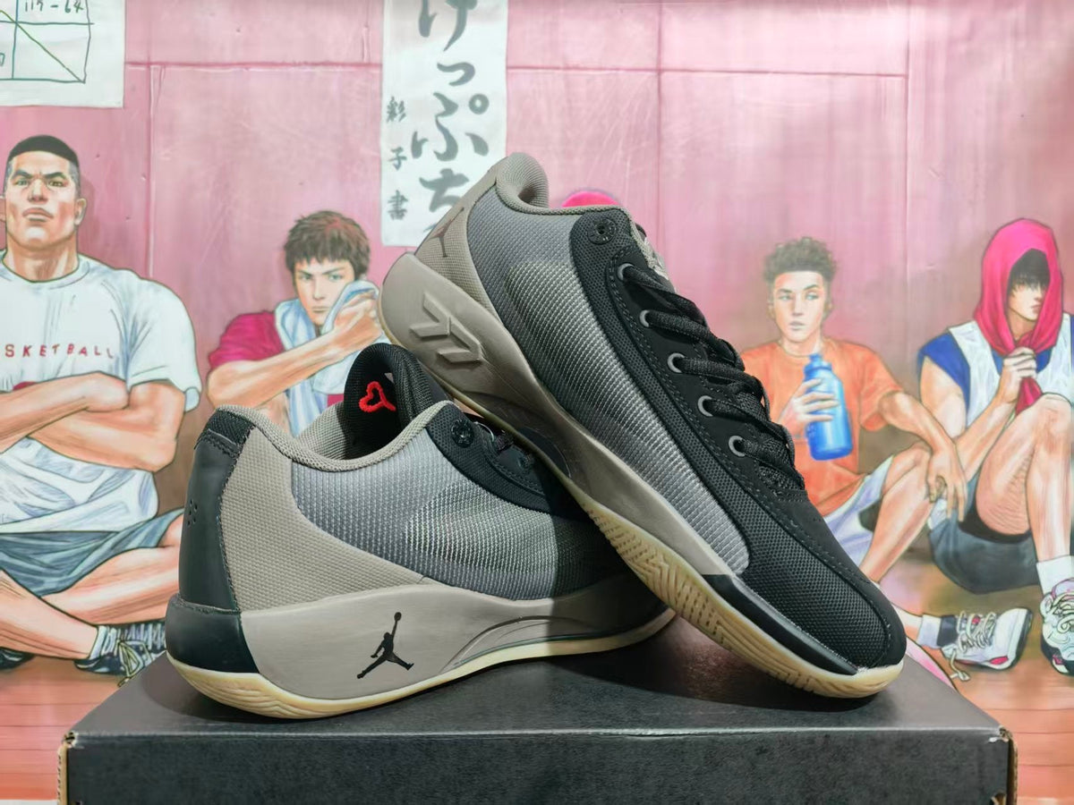Jordan Basketball Sneakers Black and Grey