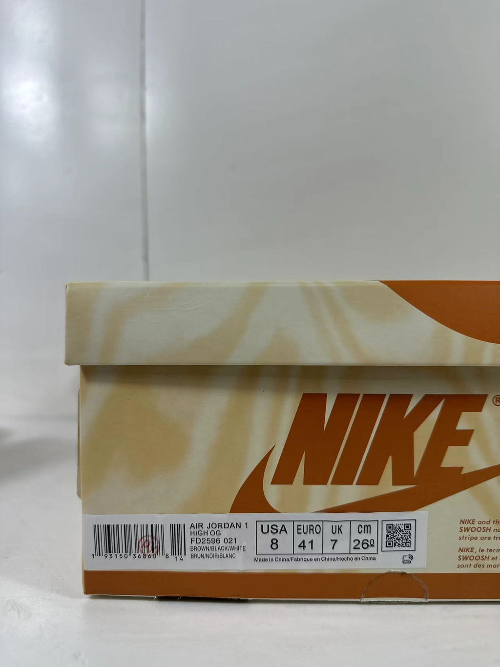 Jordan Air Jordan 1 High OG Brown Black White Sneakers FD2596-021