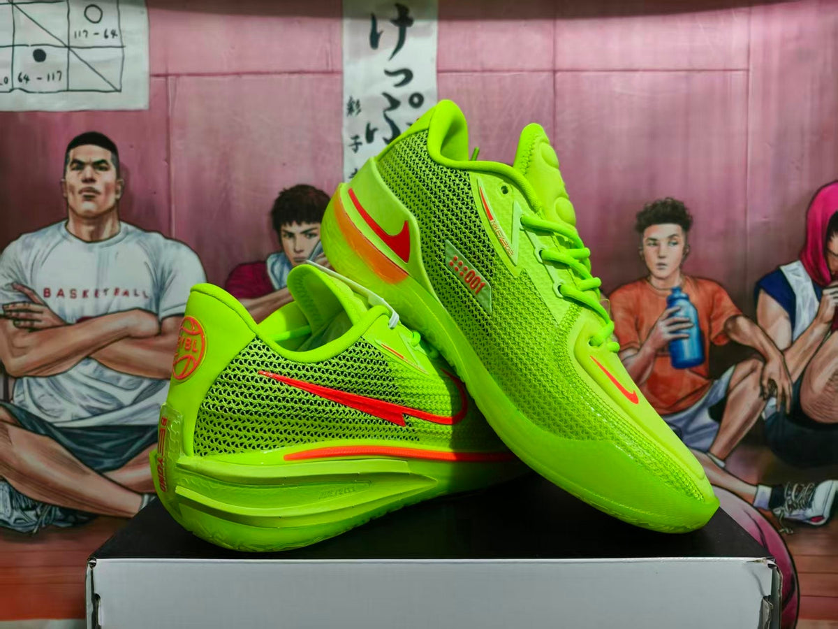 Nike GT Basketball Sneakers Fluorescent Green