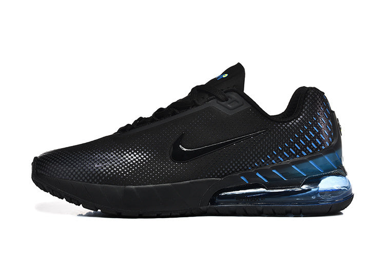 Nike Air Max 270 Black and Blue Sneakers