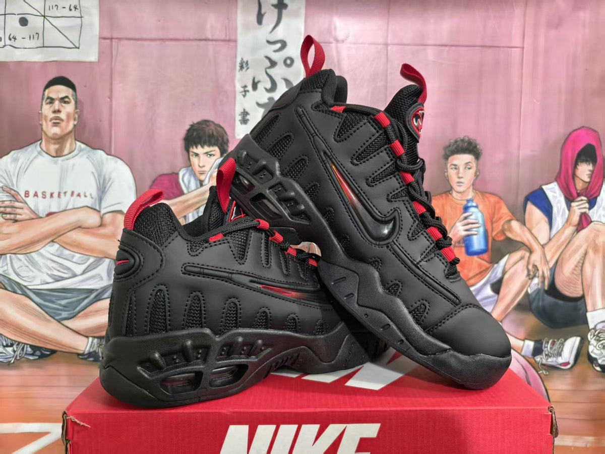 Nike Black and Red Sneakers