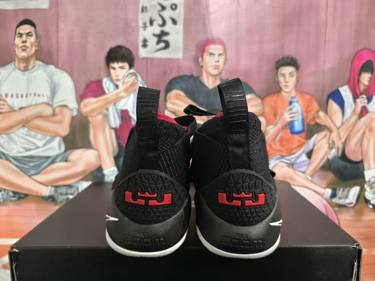 Nike LeBron Basketball Sneakers Black Red