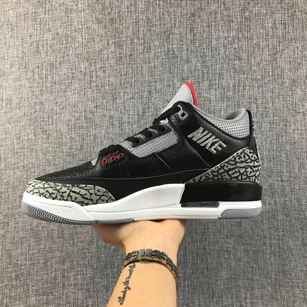 Jordan Air Jordan 3 Tinker Black Cement Sneakers