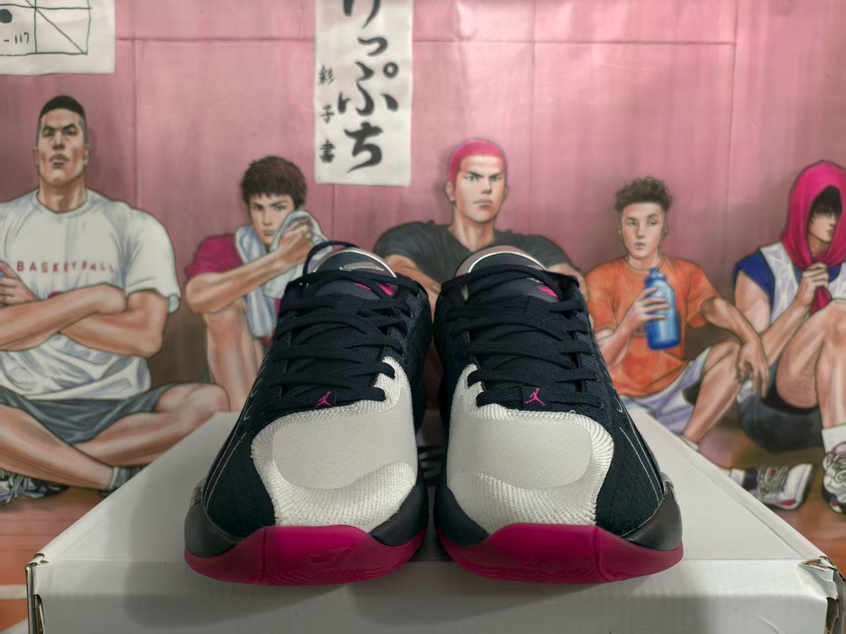 Jordan Luka 2 Basketball Shoes Black Silver Pink