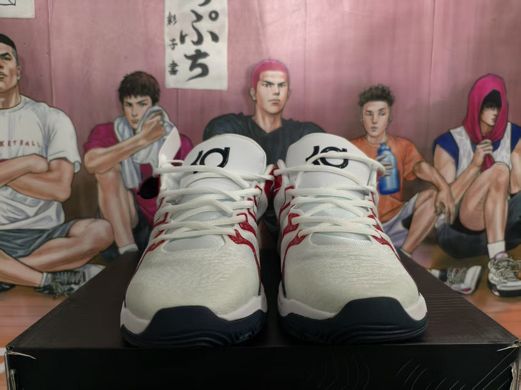Nike Basketball Sneakers White Red