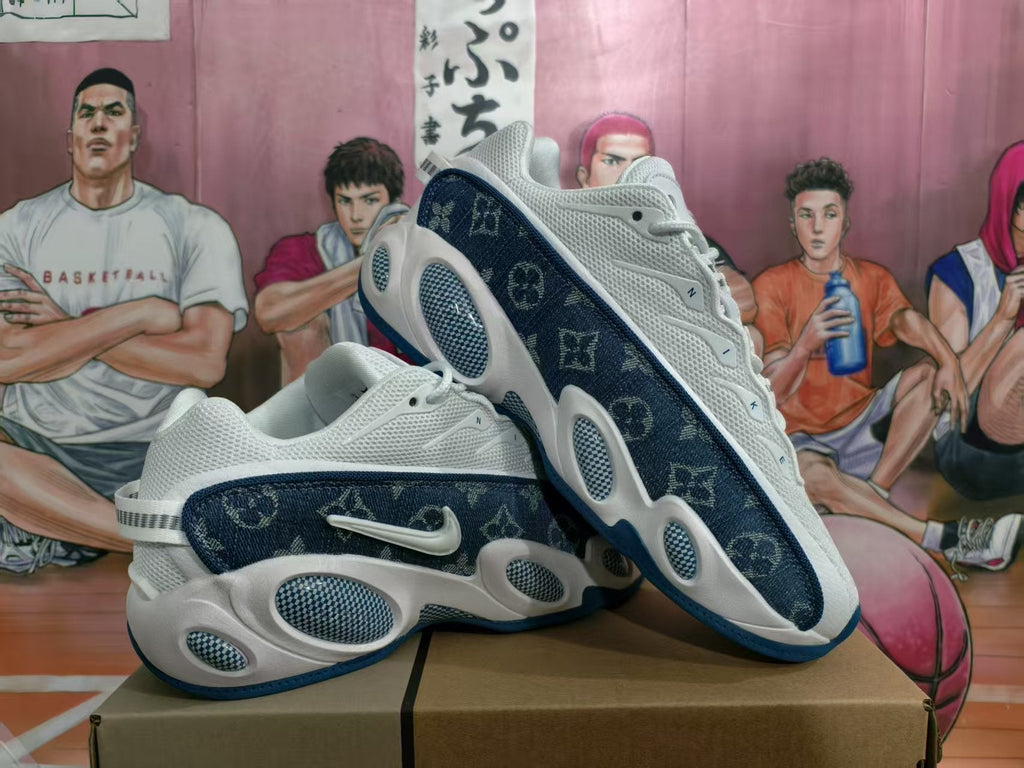 Nike Big Eyes Sneakers White and Navy