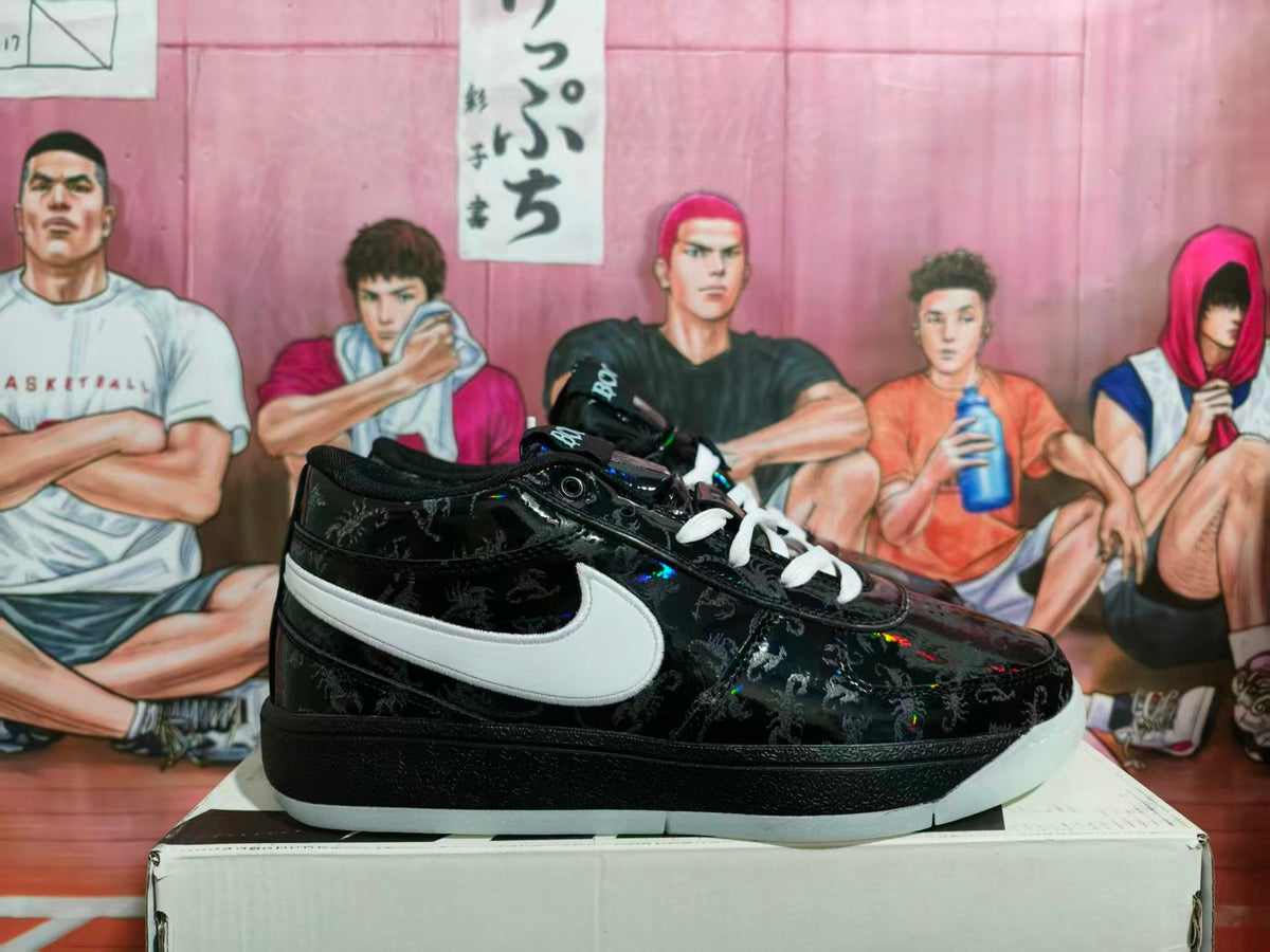 Scorpio Halloween Low-Top Sneakers Black White