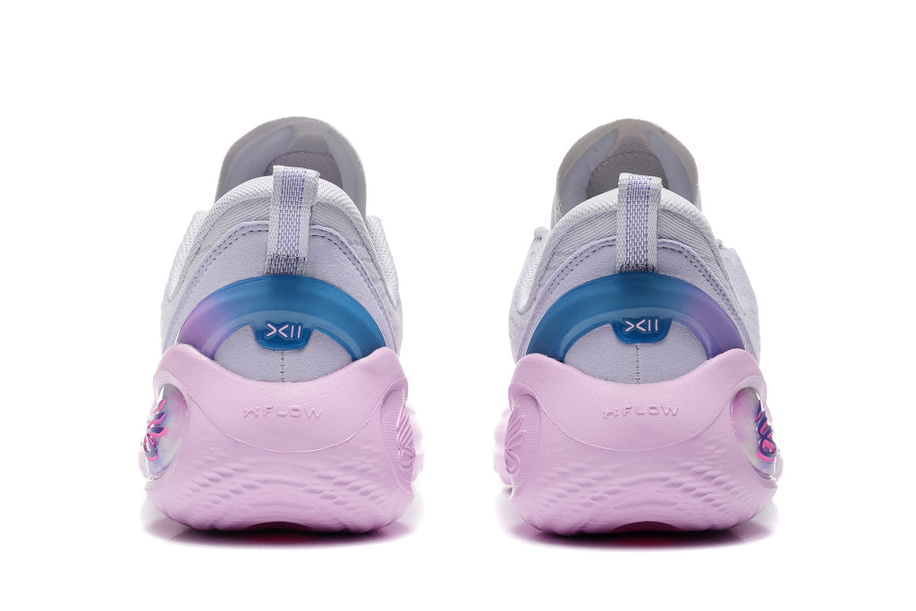 Nike KD 17 Basketball Shoes, Grey and Pink, Style 3027631-502