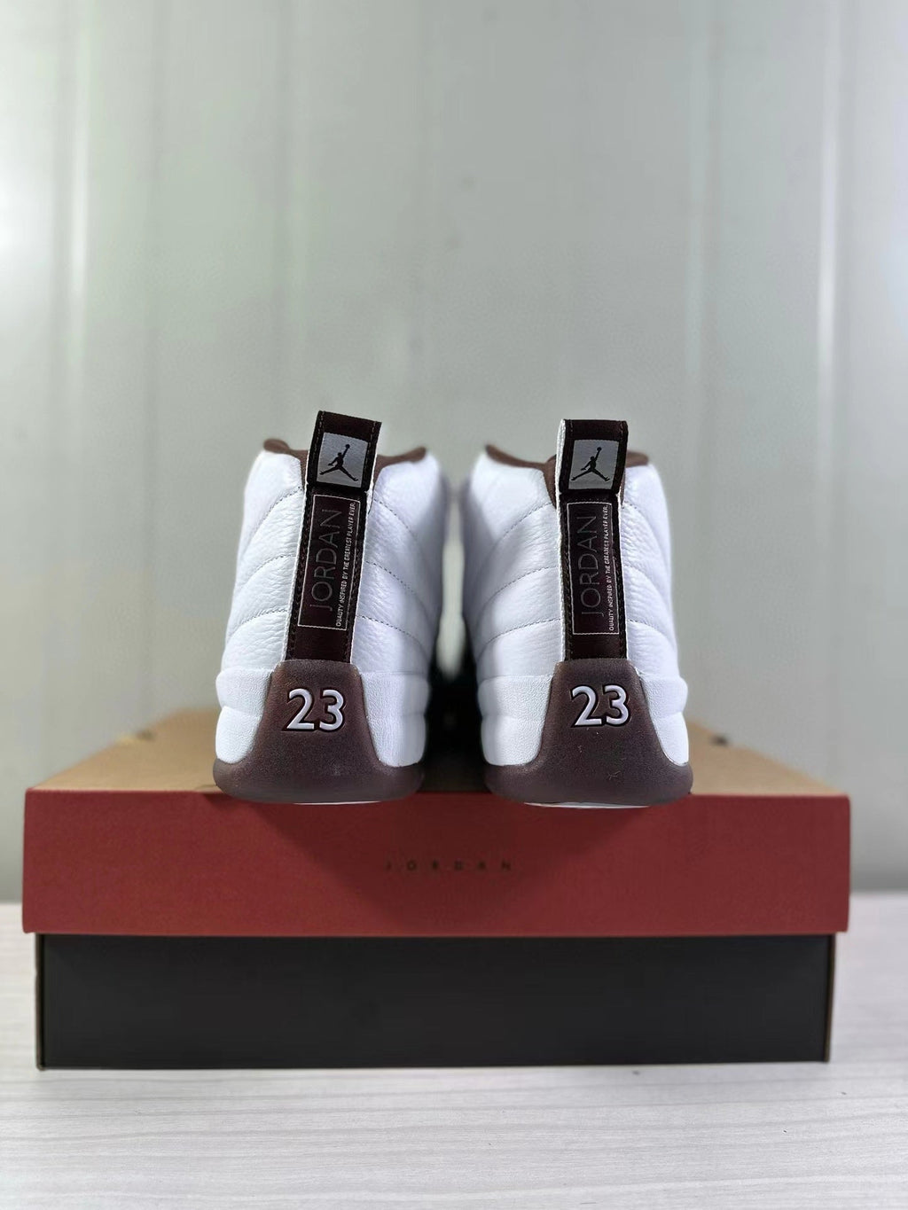 Jordan Air Jordan 12 Retro White Brown Sneakers FZ5026-100