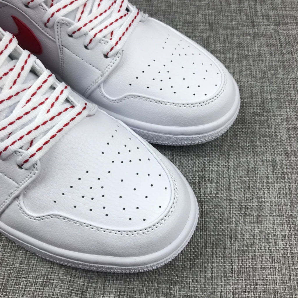 Jordan Air Jordan 1 Mid Ice Blue White Red 555112-104