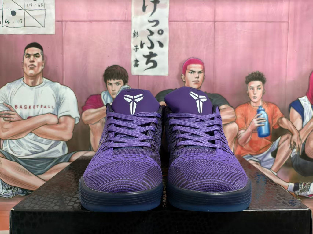Nike Kobe 9 Low Basketball Shoes in Purple and Black