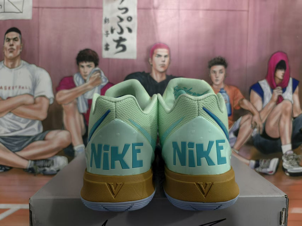 Nike Kyrie Basketball Sneakers Mint Green Blue Gold