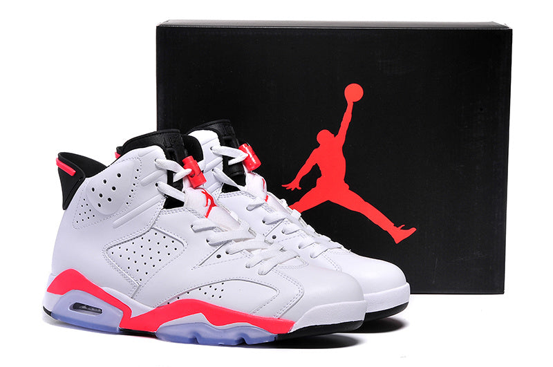 Jordan Air Jordan 6 High-Top Sneakers White Red 384664-123