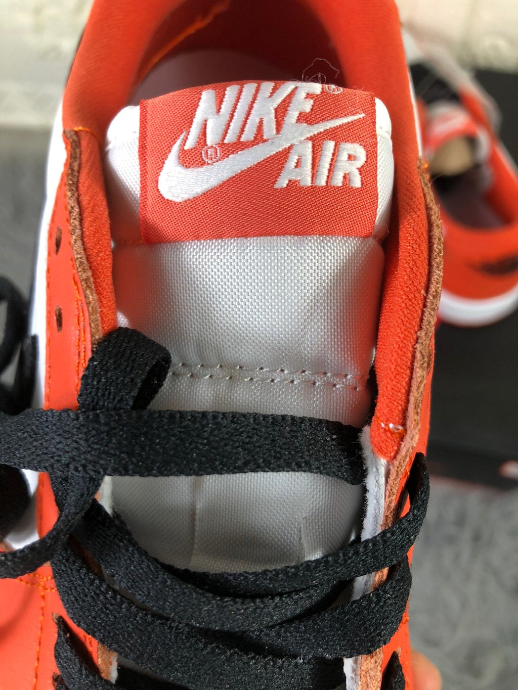 Air Jordan 1 Low White Orange Black Sneakers CZ0790-801